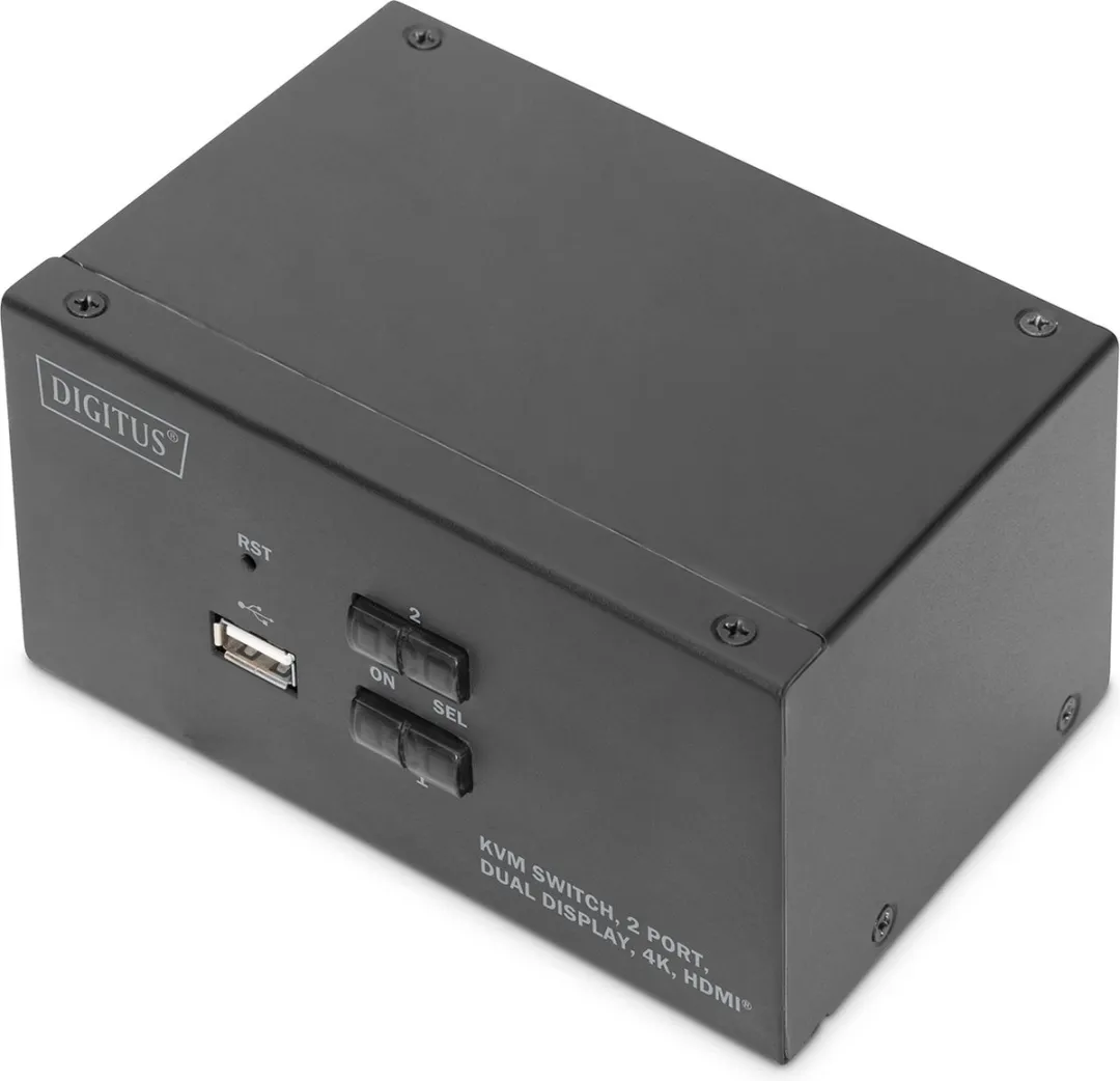 Digitus DS-12860 KVM-switch - HDMI - Zwart