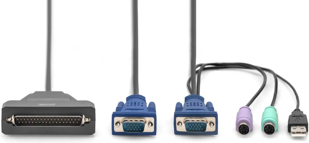 Digitus DS-72212 KVM-kabel - Zwart