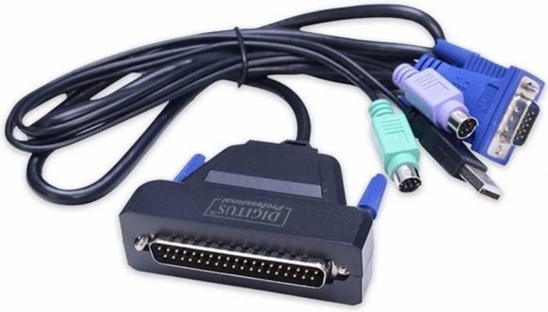 Digitus DS-72212 KVM-kabel - Zwart