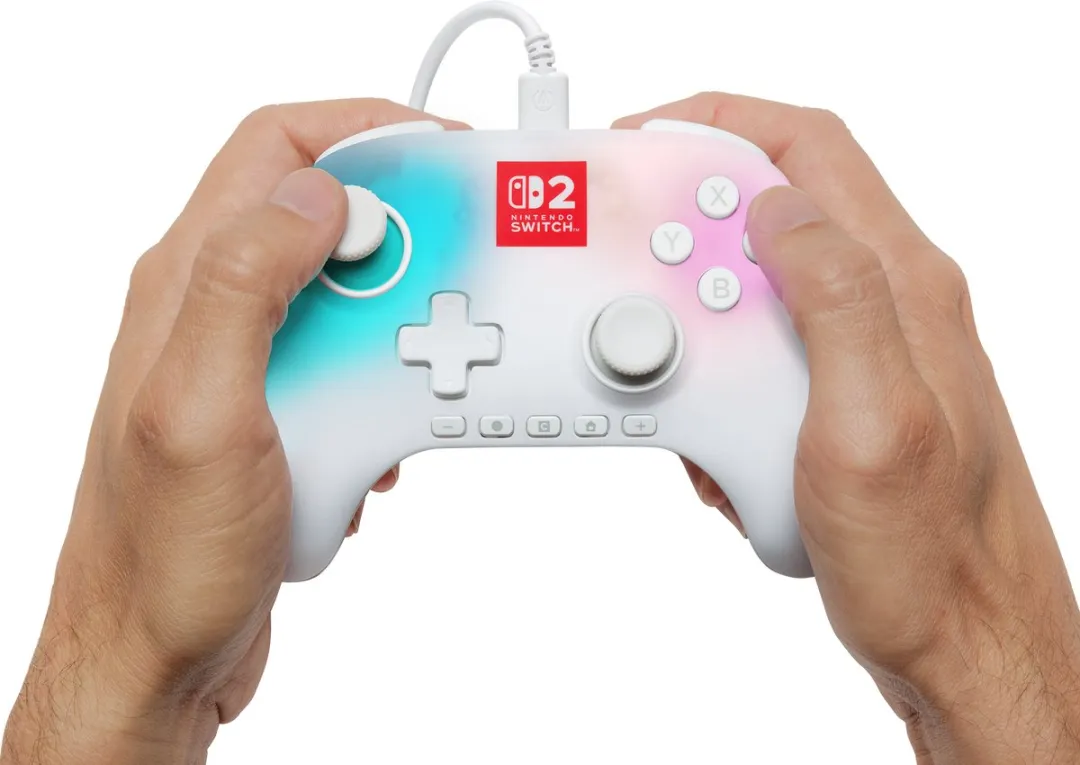 PowerA Advantage NSGP0524-01 Controller Nintendo Switch 2 - Wit - afbeelding 6 van 6