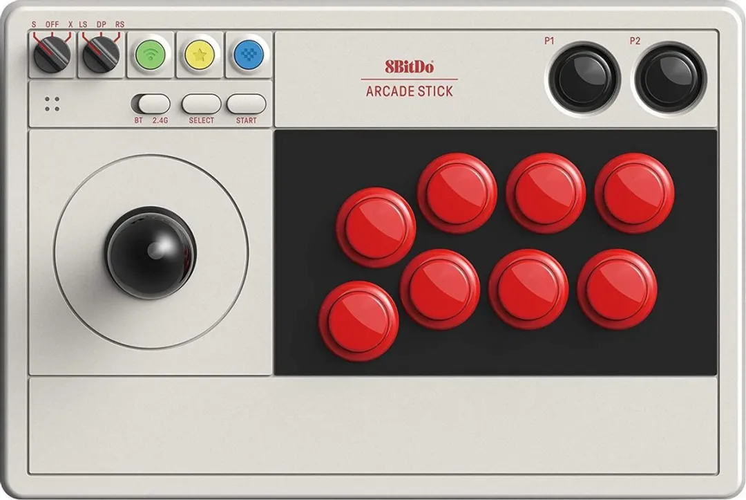8Bitdo Arcade Stick RET00234 - Grijs - afbeelding 6 van 6