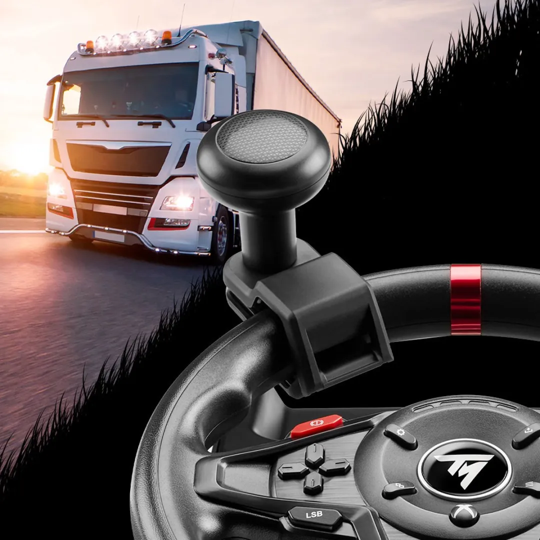 Thrustmaster T128 SimTask Pack - Race stuur en Pedalen inclusief Steering Kit - Farming & Truck Simulator Bundle - Xbox Series X|S, Xbox One & PC