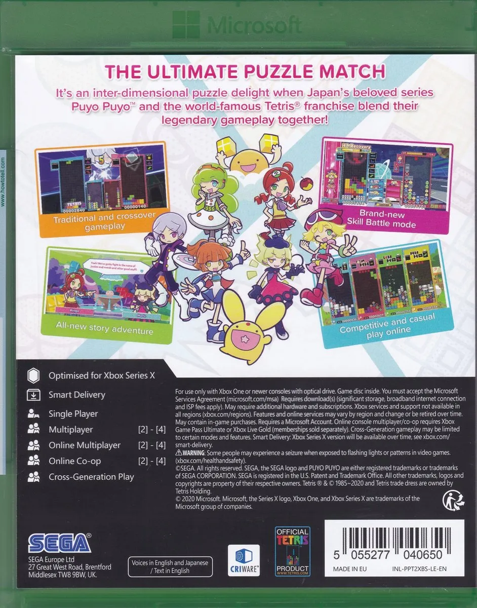 Sega Puyo Puyo Tetris 2