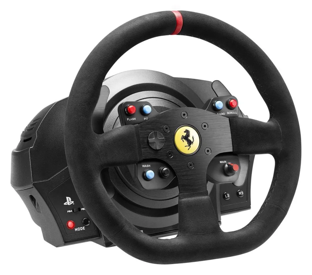 Thrustmaster T300 Ferrari Integral Racestuur - Force Feedback - 3 Pedalen