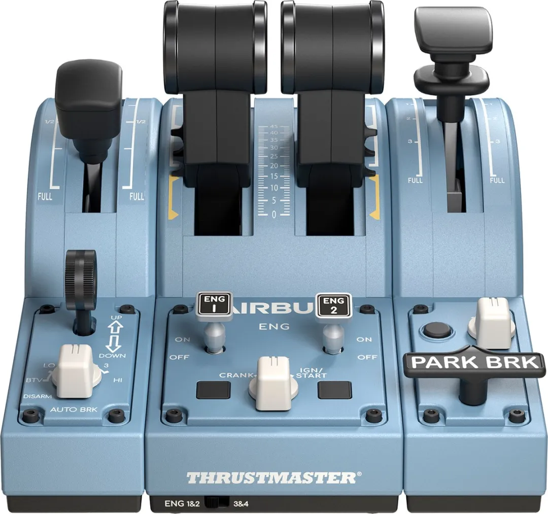 Thrustmaster TCA Quadrant Airbus Edition Add-on - 15 Knoppen - voor Flight Simulator - afbeelding 6 van 6