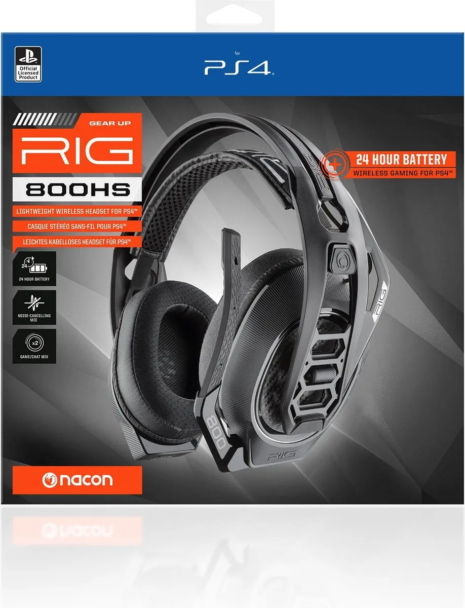 Nacon RIG 800 V2 Headset - Zwart