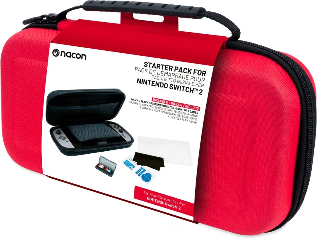 Nacon Stevige Beschermhoes Nintendo Switch 2 - Rood SWITCHNEWPACK5RED