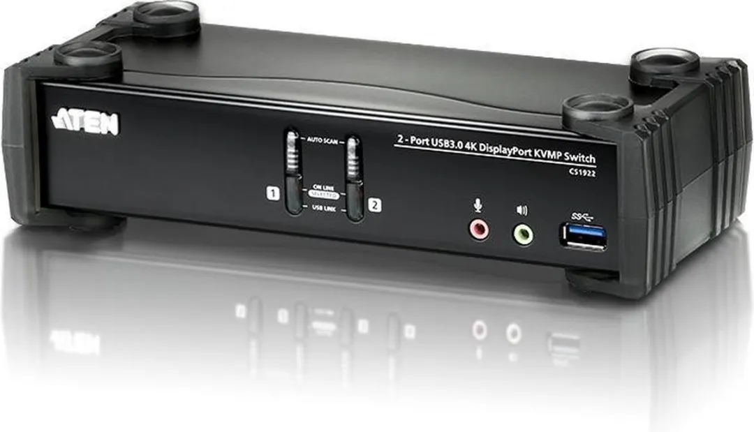 ATEN CS1922 KVM Switch 2x USB 3.0 4K DisplayPort