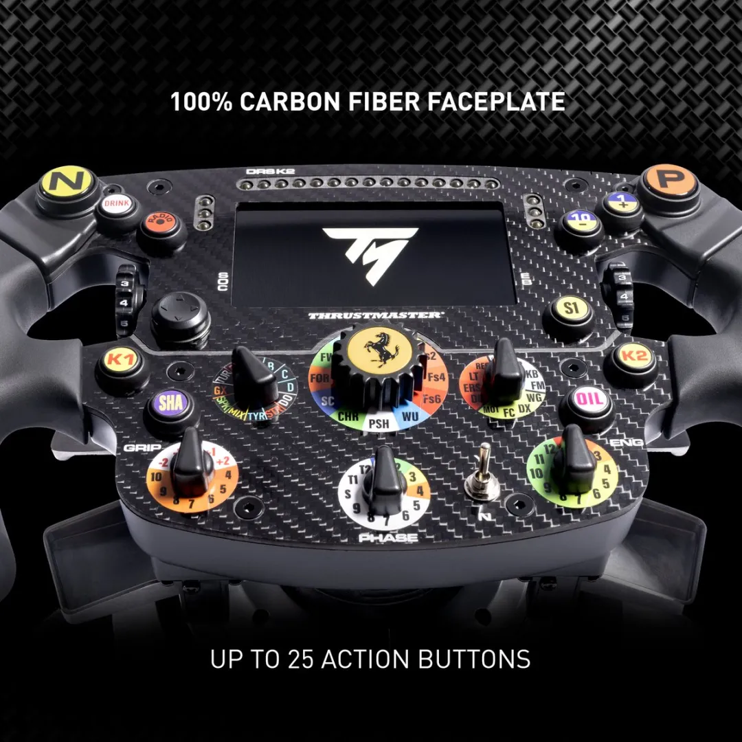 Thrustmaster Formula Wheel Add-On Ferrari SF1000 Edition - Zwart/Silver