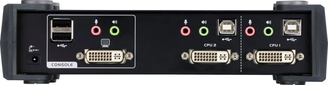 Aten CS1762A KVM Switch 2 naar 1 - DVI Single Link + Audio