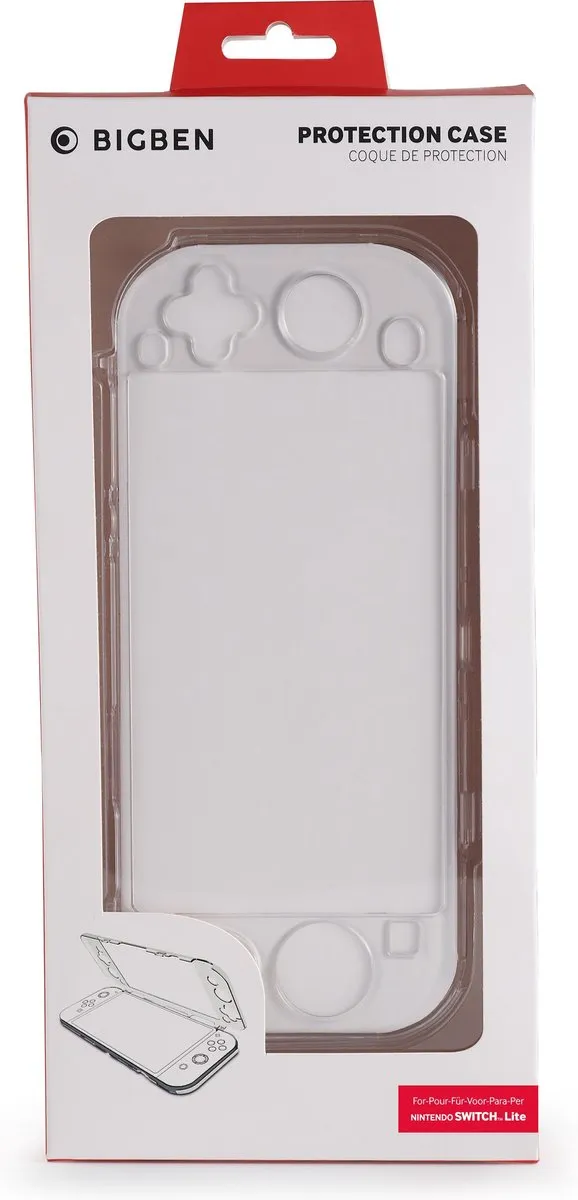 Bigben SWITCH2CASE Harde Beschermhoes - Nintendo Switch Lite - Transparant