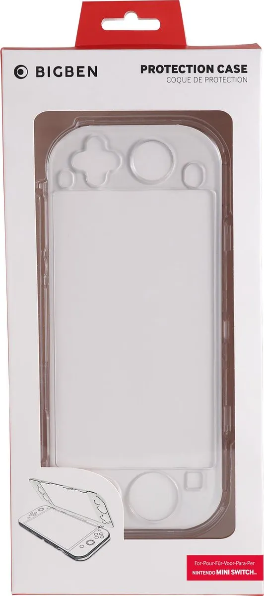 Bigben SWITCH2CASE Harde Beschermhoes - Nintendo Switch Lite - Transparant
