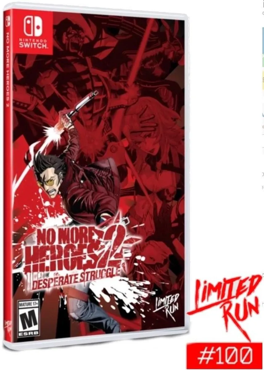 Limited Run Games No More Heroes 2 Desperate Struggle