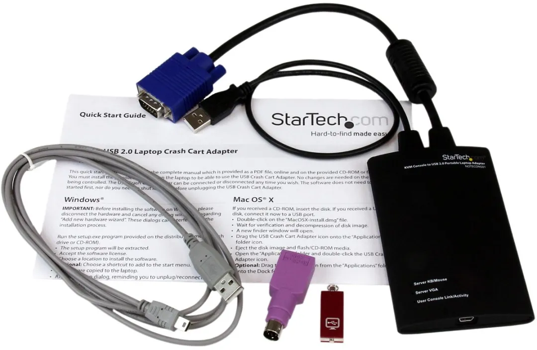Startech KVM-Console NOTECONS01 USB 2.0 Adapter