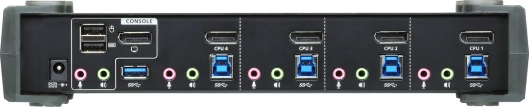 ATEN CS1924 USB 3.0 KVM-switch 4 poorten - 4K DisplayPort