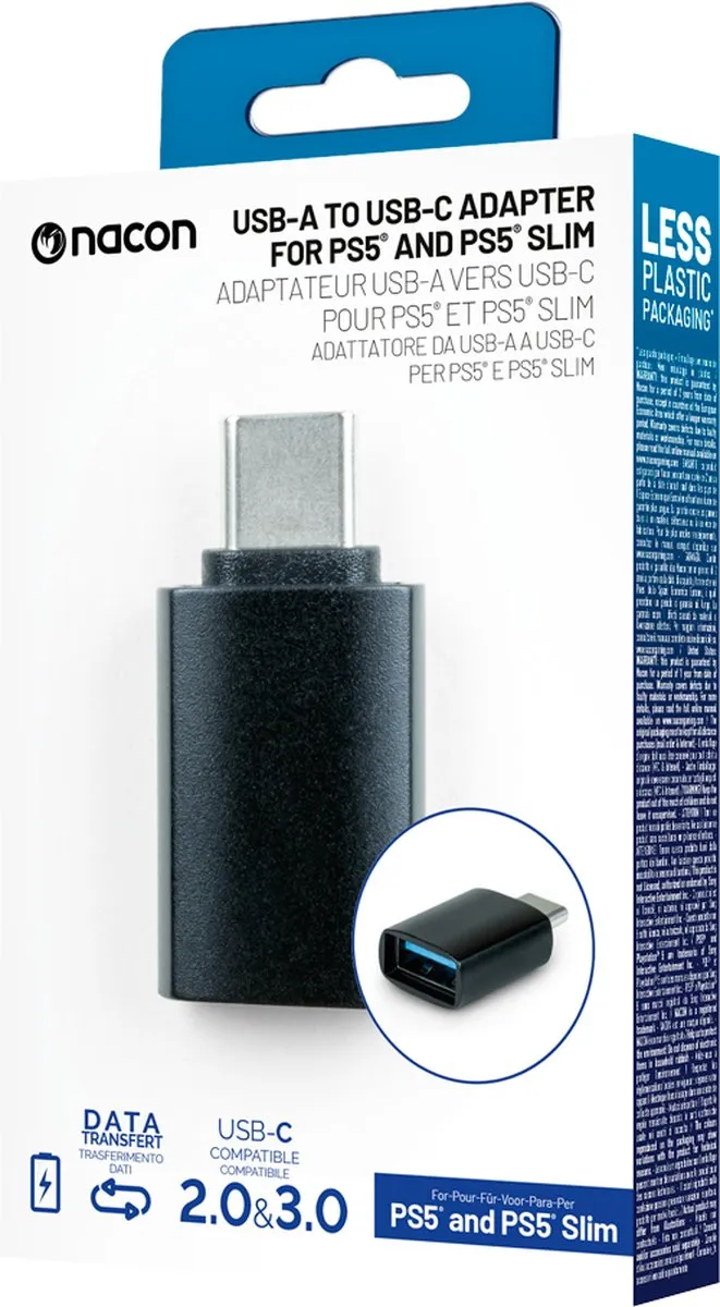 Nacon PS5 USB-A naar USB-C Adapter