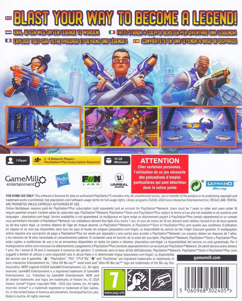 Maximum Games PS5 Nerf Legends