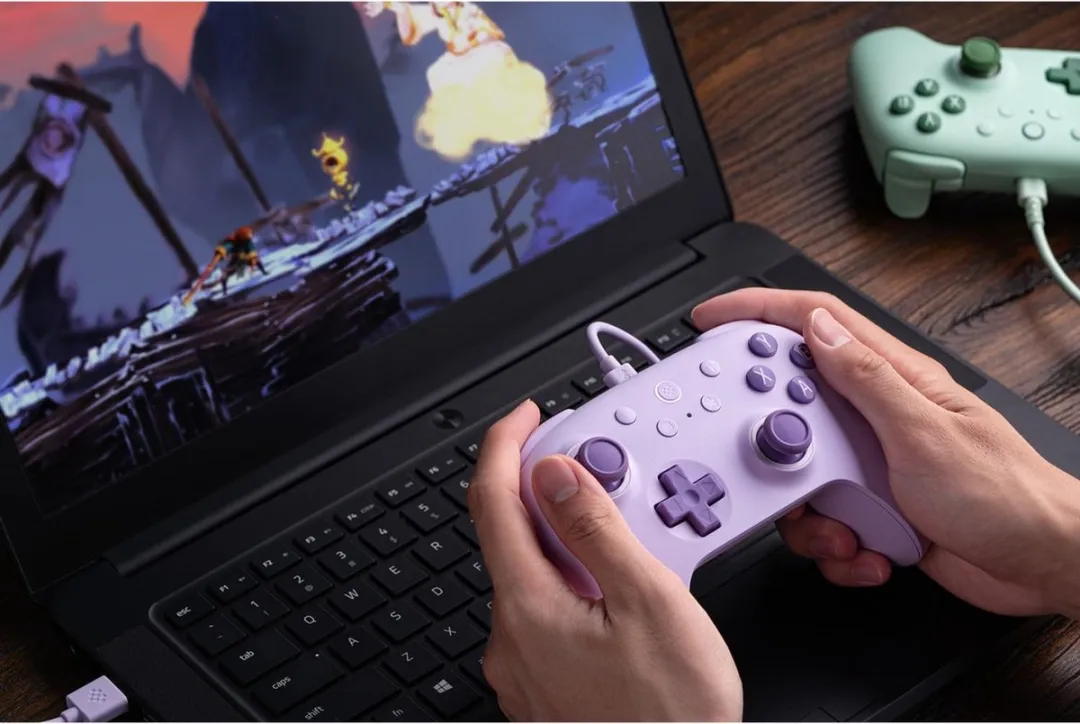 8Bitdo Ultimate 2C RET00473 Bedrade Controller - Paars