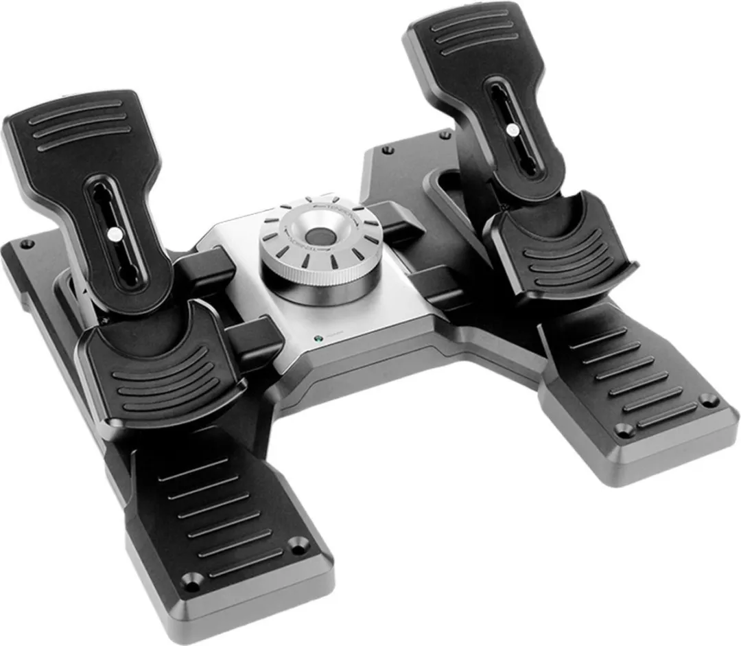 Logitech G Saitek Pro Flight Rudder Pedalen 945-000005 - Zwart