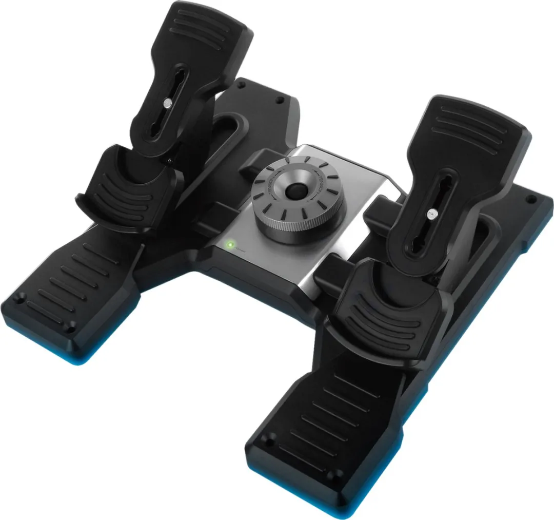 Logitech G Saitek Pro Flight Rudder Pedalen 945-000005 - Zwart