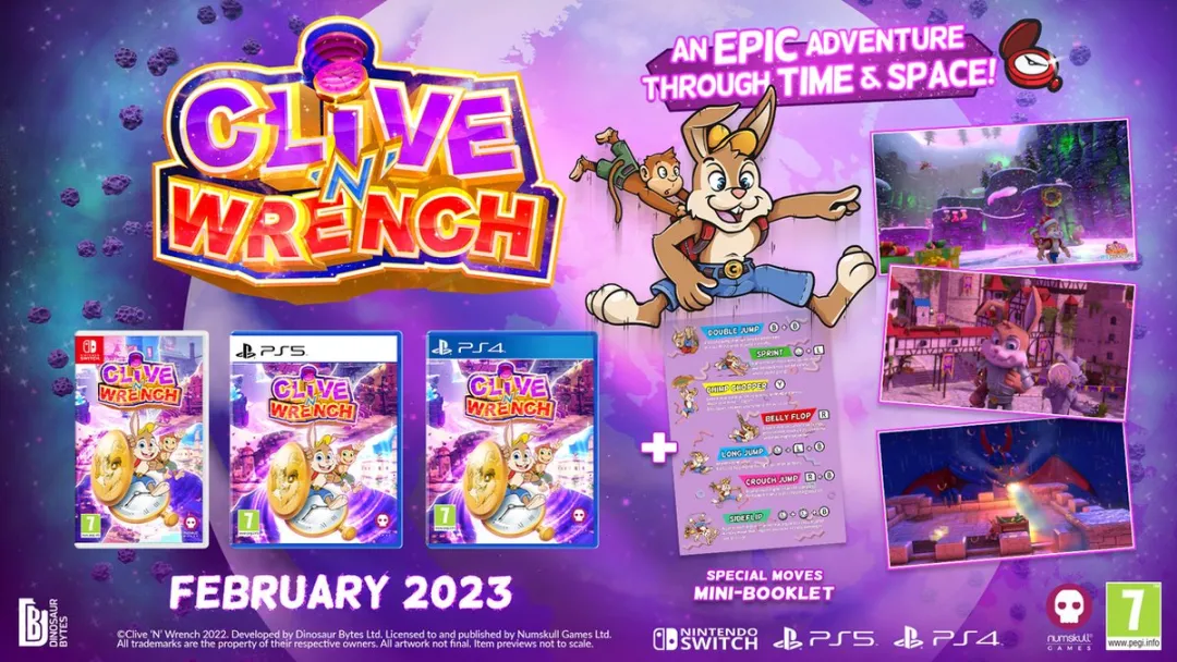 Numskull Games Clive n Wrench Nintendo Switch