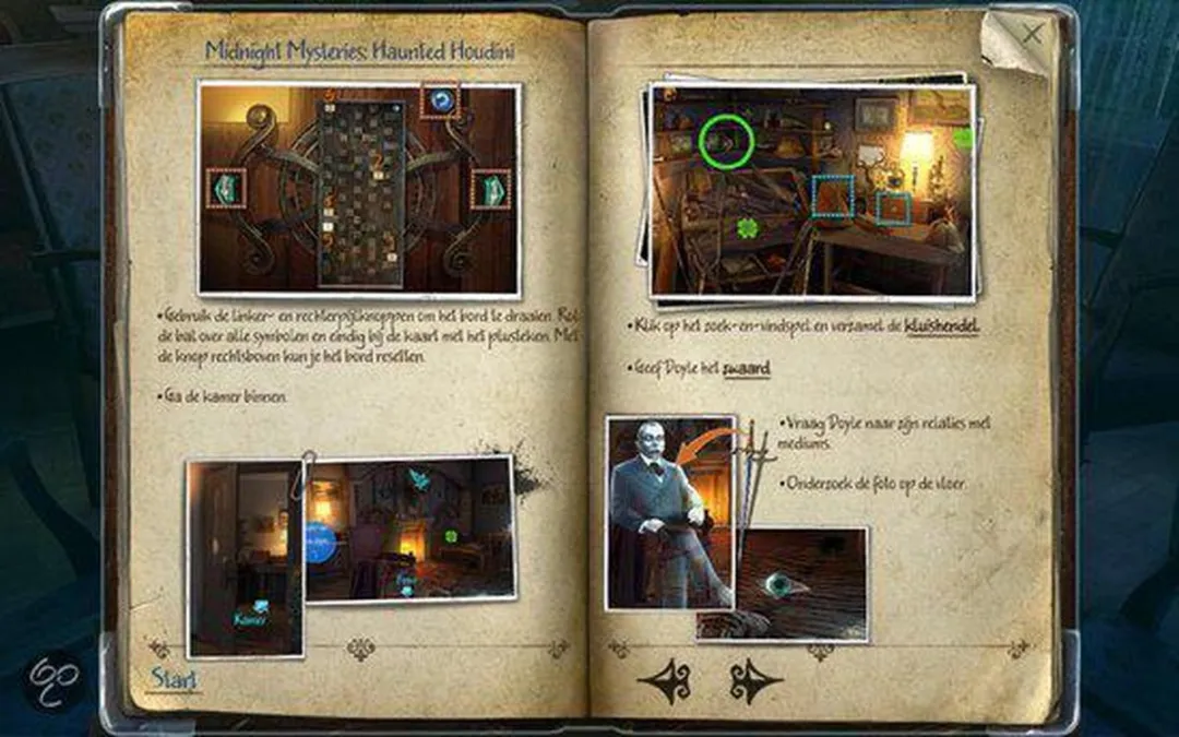 Denda Games Midnight Mysteries Haunted Houdini Collector's Edition