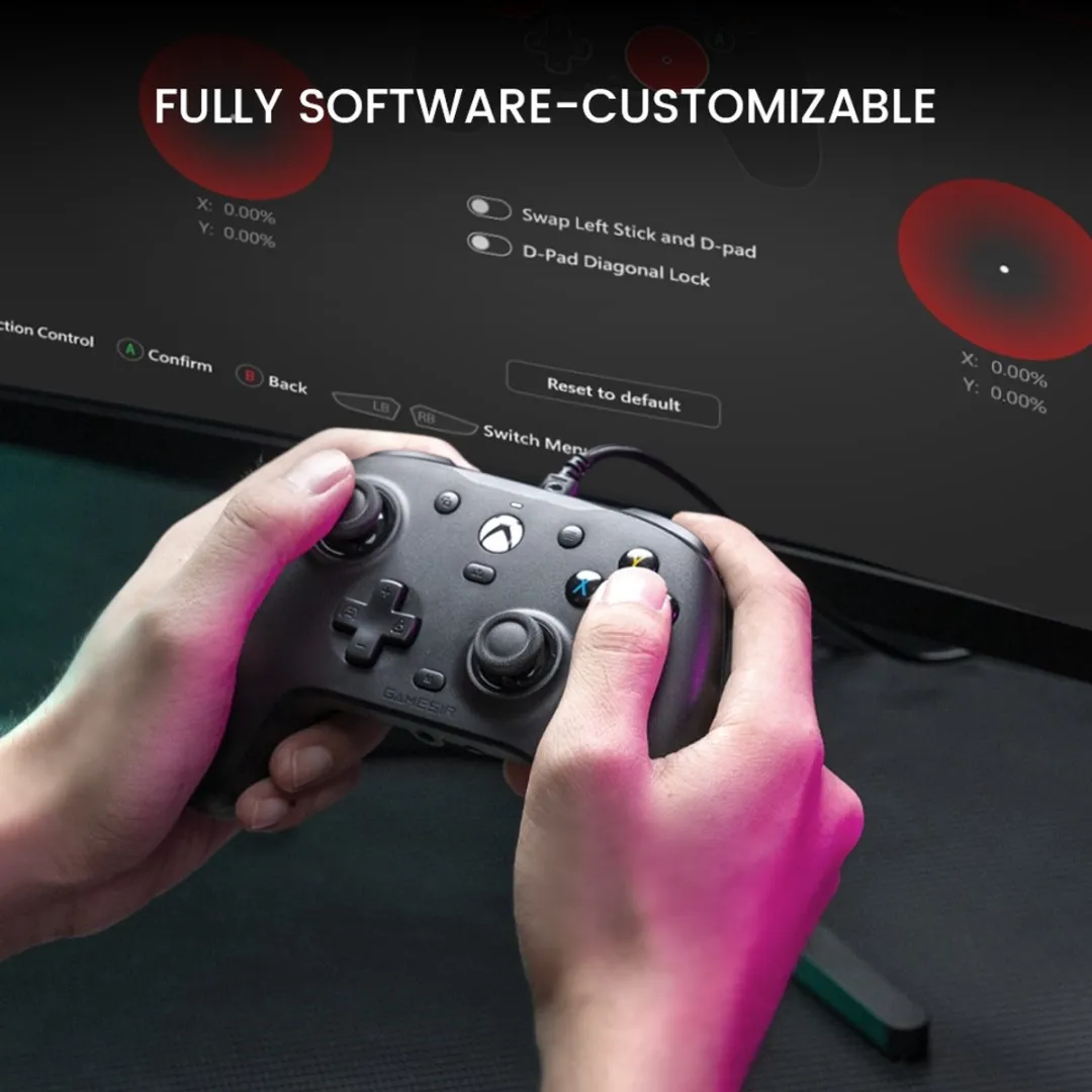 Gamesir G7 GSG700HE-2 Bedrade Controller - Xbox Series X|S/One - 20 Knoppen - Zwart