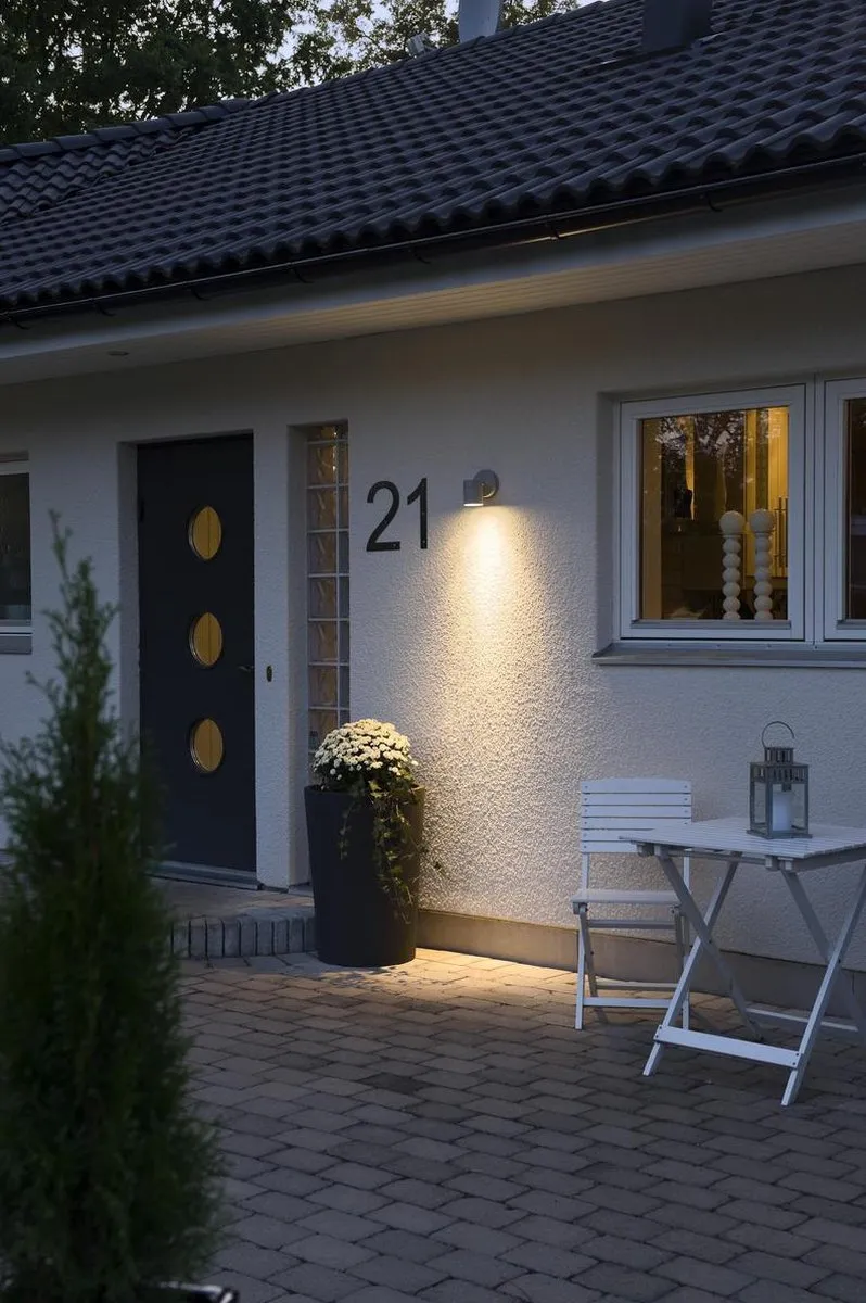 Konstsmide Modena Wandspot XL 15cm GU10 - Grijs