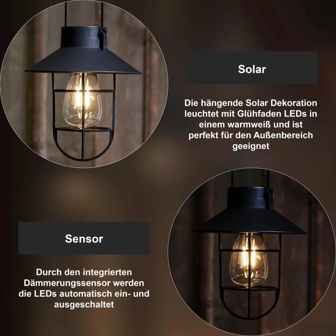 Star Trading Twine Accu Hanglamp - Zwart