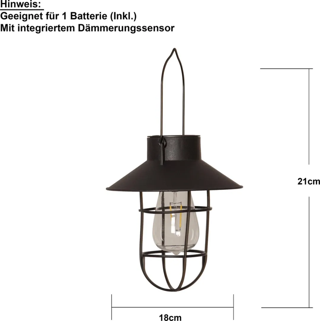 Star Trading Twine Accu Hanglamp - Zwart