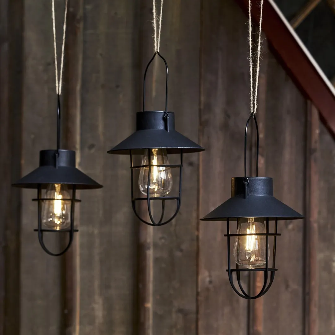 Star Trading Twine Accu Hanglamp - Zwart