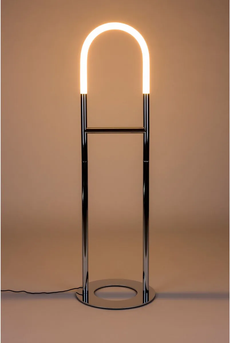 Zuiver Arch Vloerlamp - 10W - Zilver