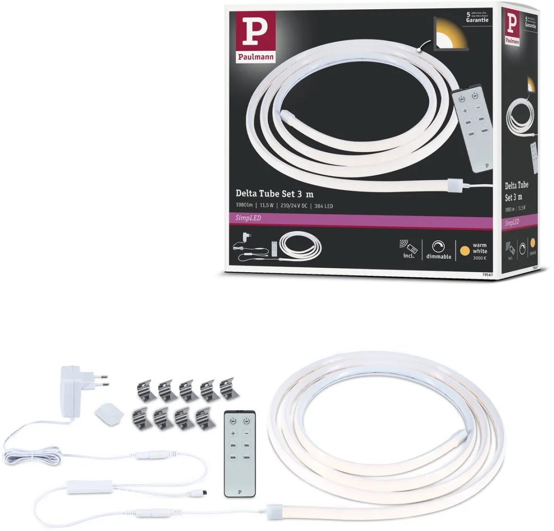 Paulmann SimpLED LED Strip Delta Volledige Set 3m