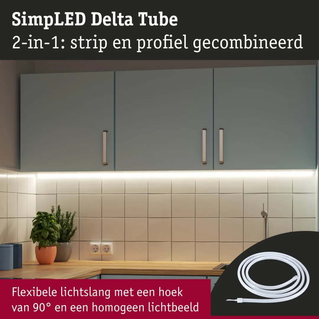 Paulmann SimpLED LED Strip Delta Volledige Set 3m - 11,5W 660lm/m - afbeelding 6 van 6