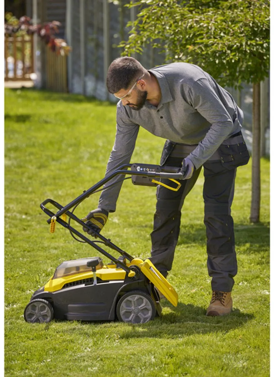 grasmaaier STANLEY 37cm 2x18V Push Mower 4Ah Kit