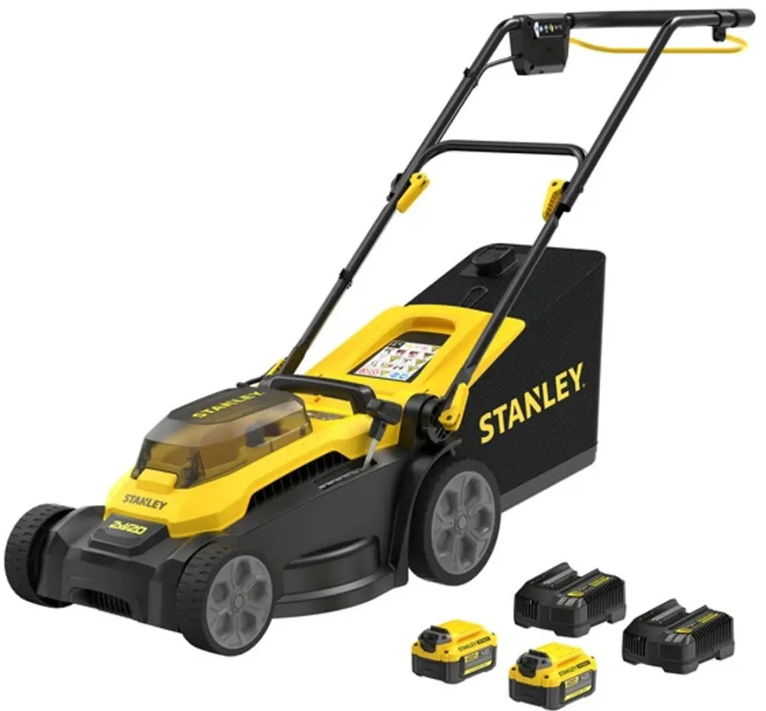 Stanley FatMax 37cm Push Grasmaaier - 2x 4Ah Kit - afbeelding 6 van 6