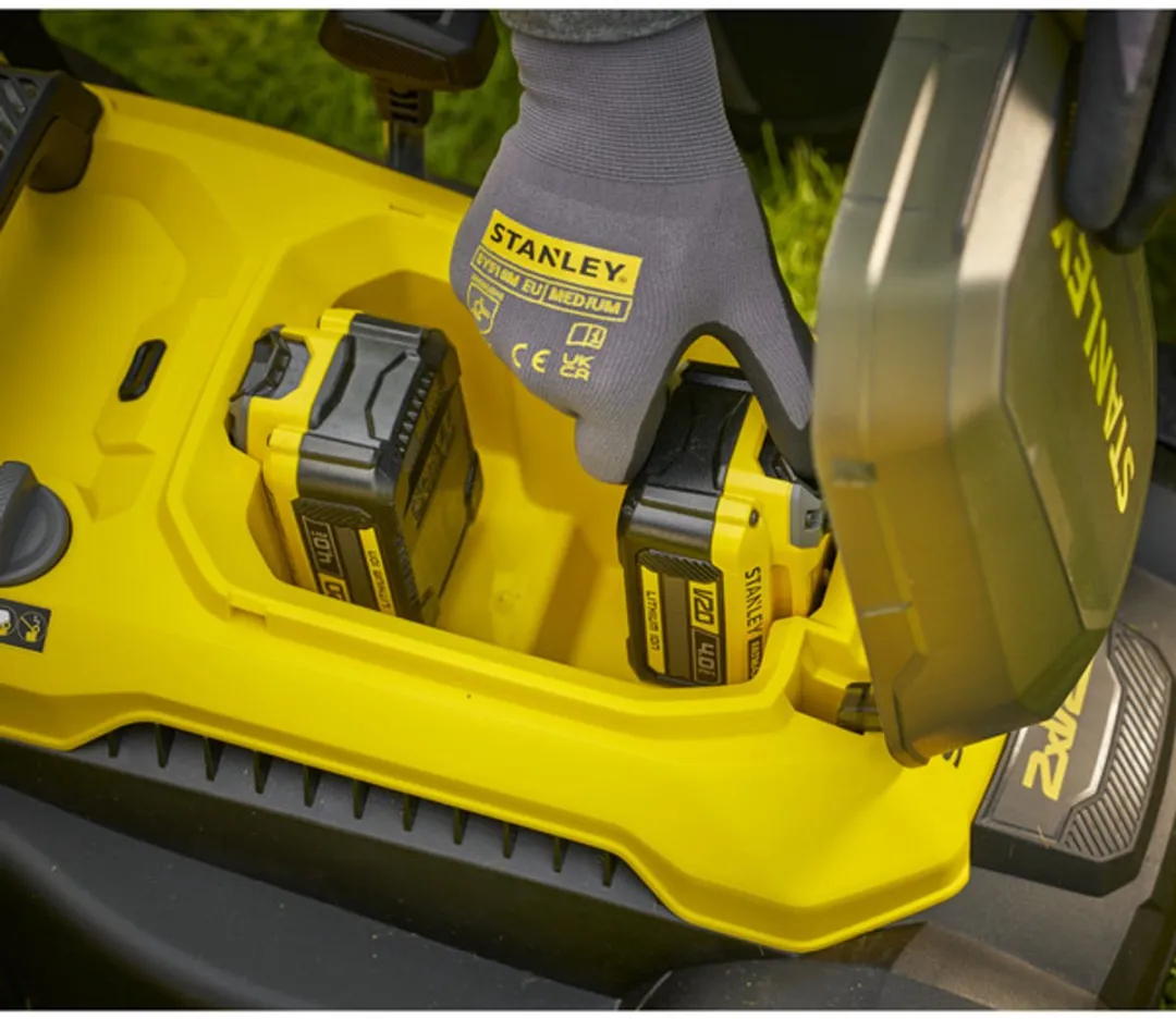 grasmaaier STANLEY 37cm 2x18V Push Mower 4Ah Kit