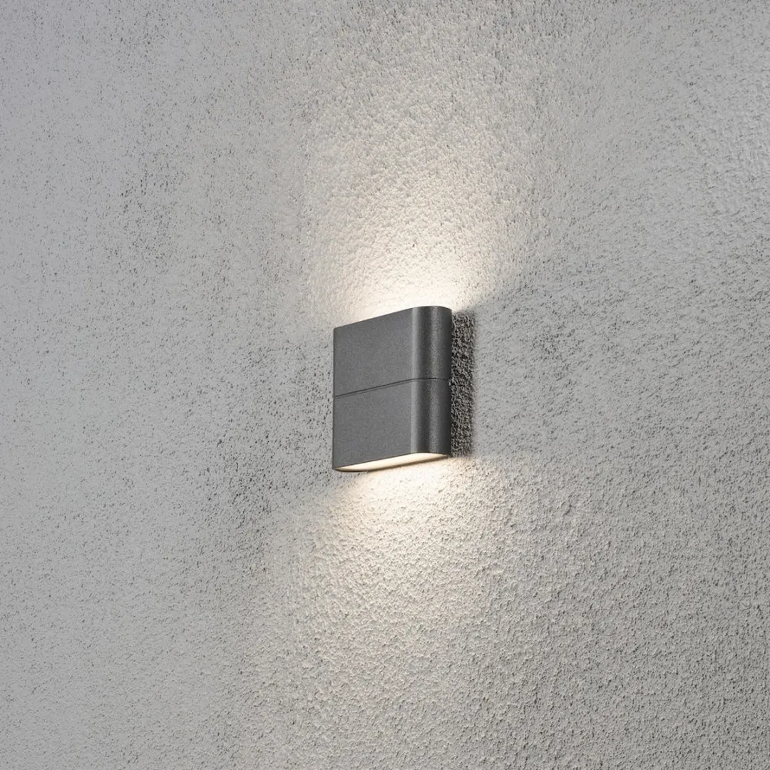 Konstsmide Chieri Spotlamp Buiten 2-lichts LED 3000K - Antraciet - afbeelding 6 van 6