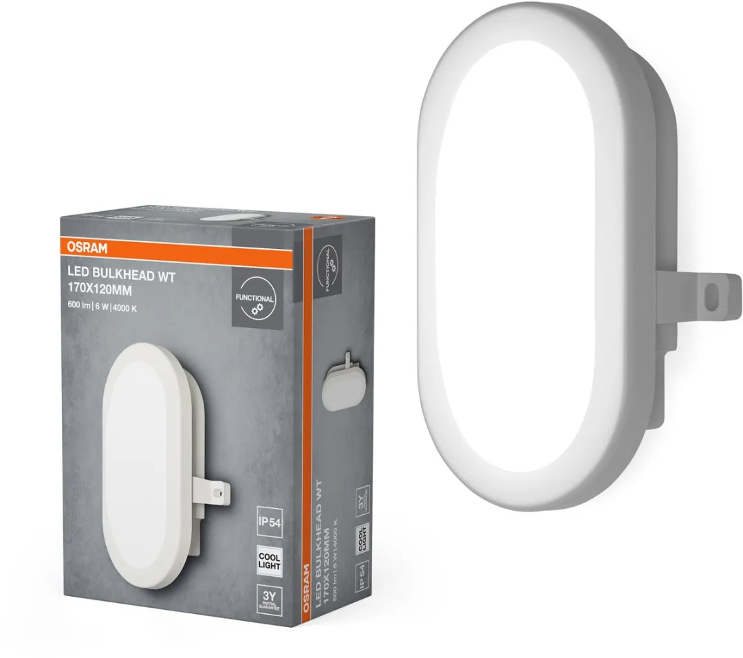 Osram LED Wandlamp Bulkhead 6W 4000K - IP54 IK06