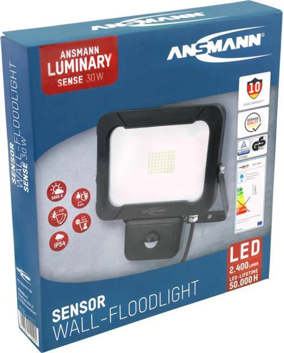 Ansmann Floodlight Sensor 30W