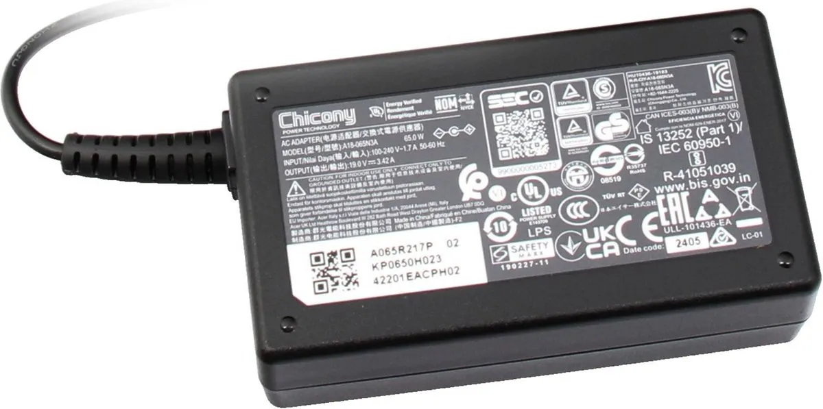 Acer A065R178P Oplader 65W