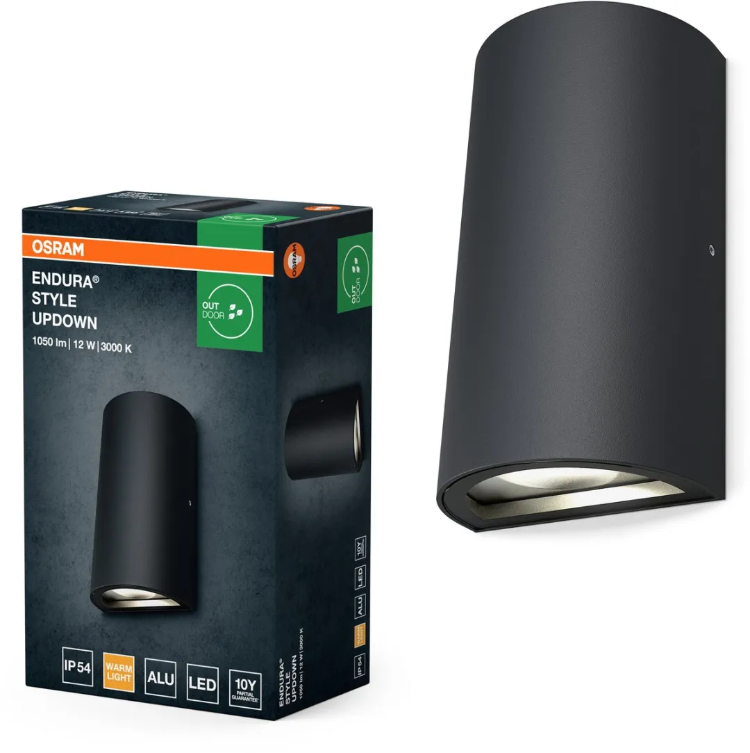 Osram Endura Style LED Buitenarmatuur 12W - Donkergrijs