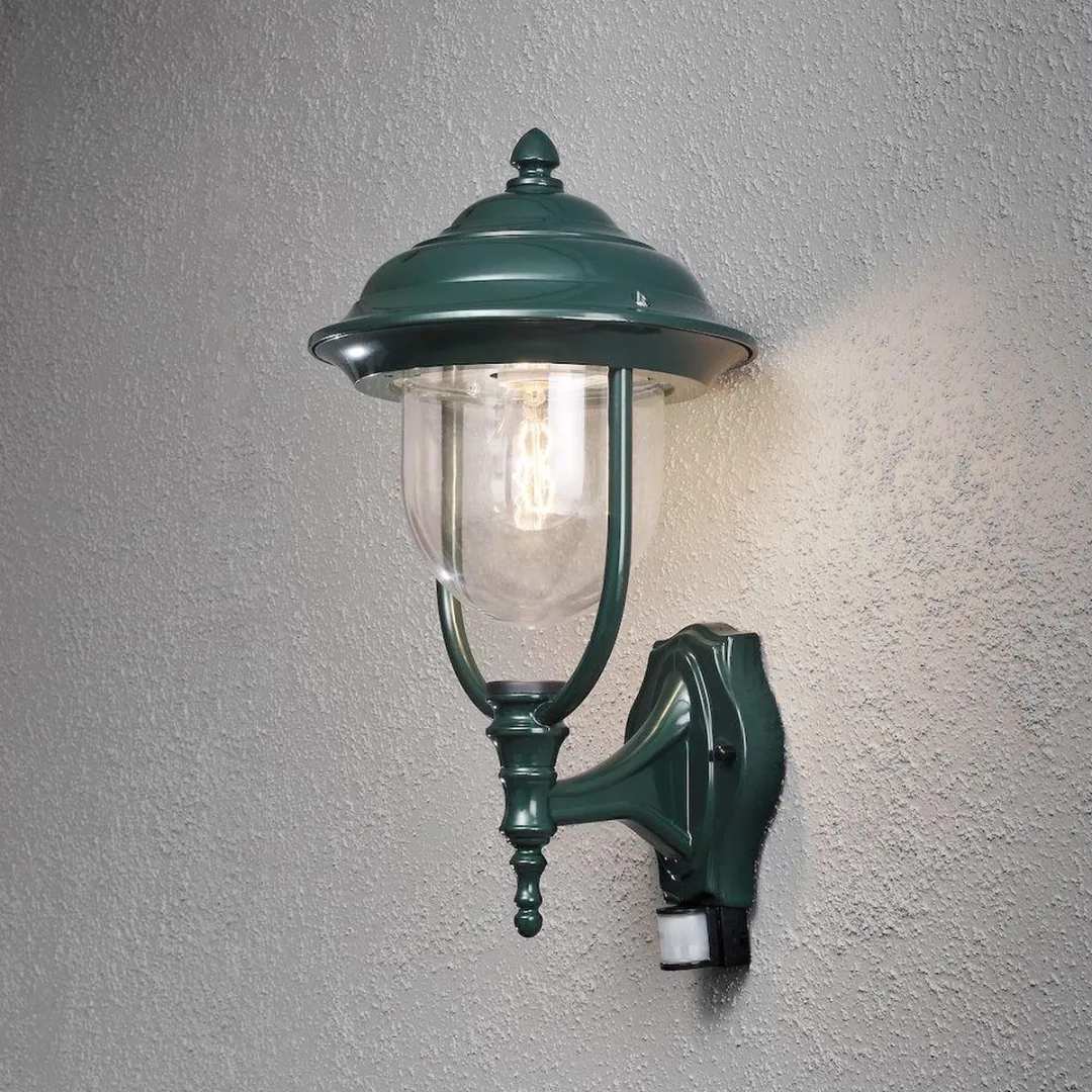 Konstsmide Parma Basic Sensor Wandlamp Groen 40W