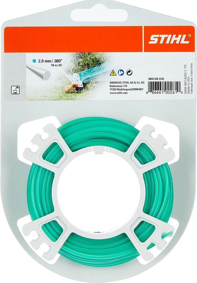 Stihl Maaidraad Ø2,0mm x15m - Groen