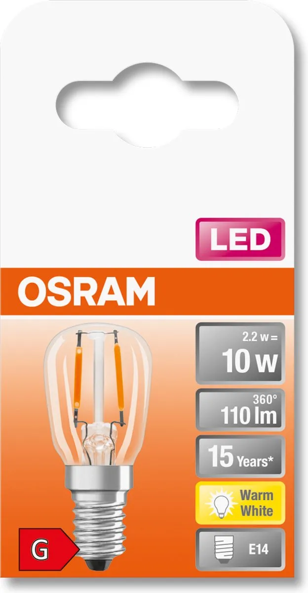 Osram E3C89 LED-lamp 2.2W Warm wit 2700K