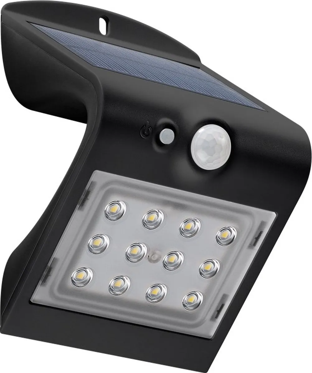 Goobay Solar LED Wandlamp 12 Lichtpunten - Zwart