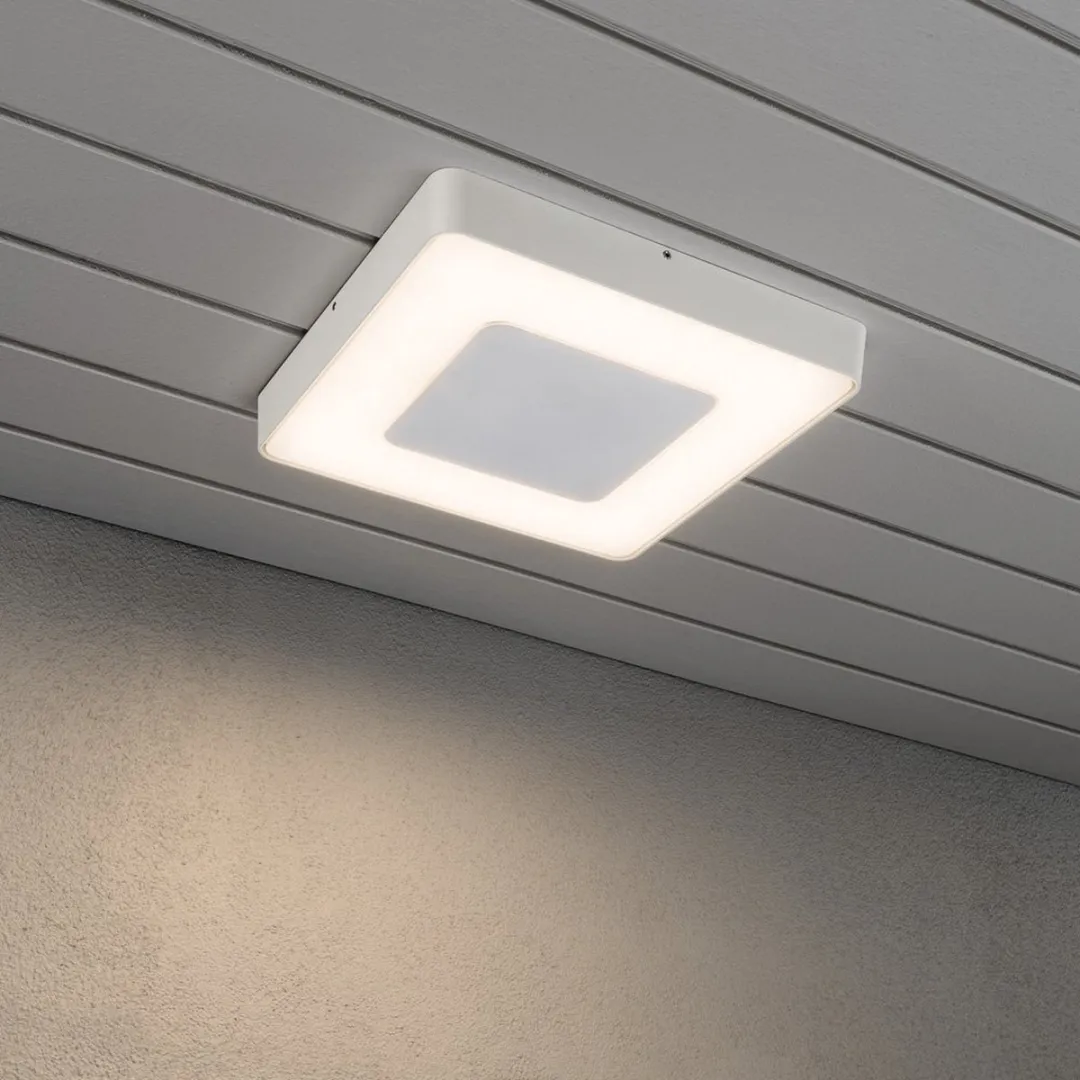 Konstsmide Carrara Wit Buitenlamp 25W - Warm wit