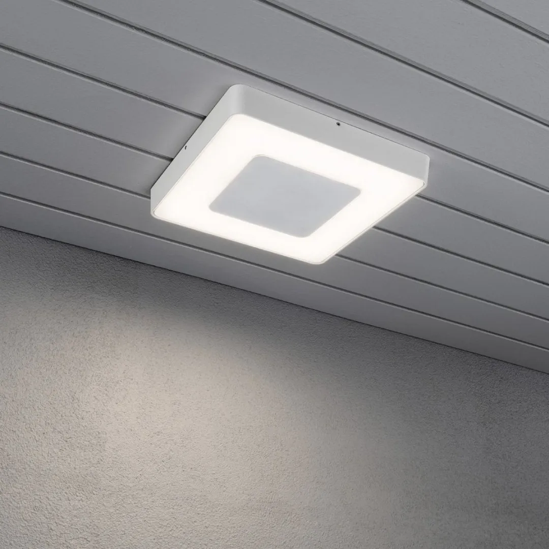 Konstsmide Carrara Wit Buitenlamp 25W - Warm wit