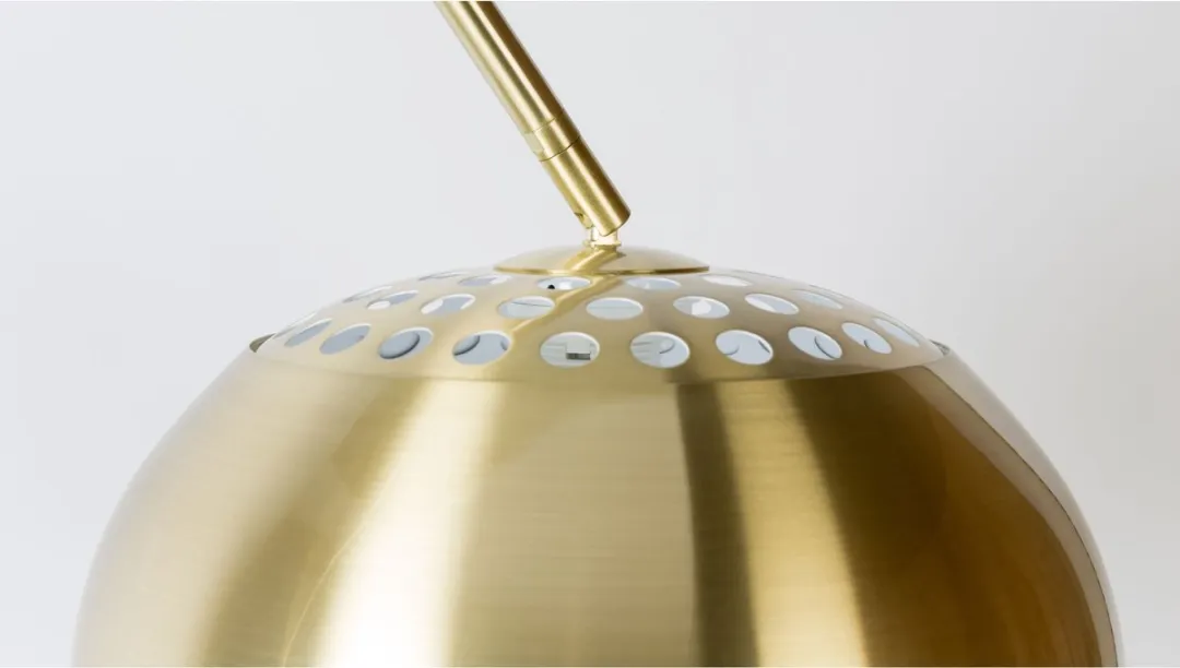 Zuiver Metal Bow Vloerlamp - Goud