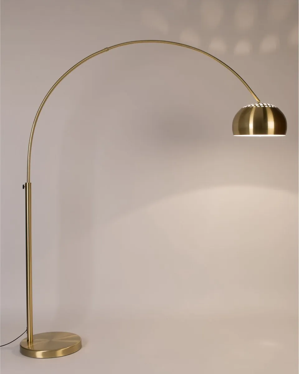 Zuiver Metal Bow Vloerlamp - Goud